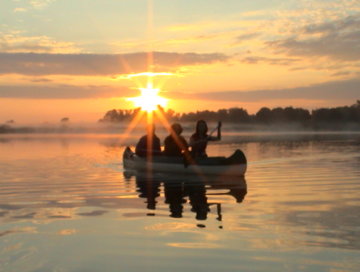 3er Kanadier auf dem Medower See-1